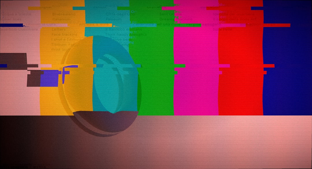 Television test pattern with digital glitches — Photo by Egor Komarov on Unsplash