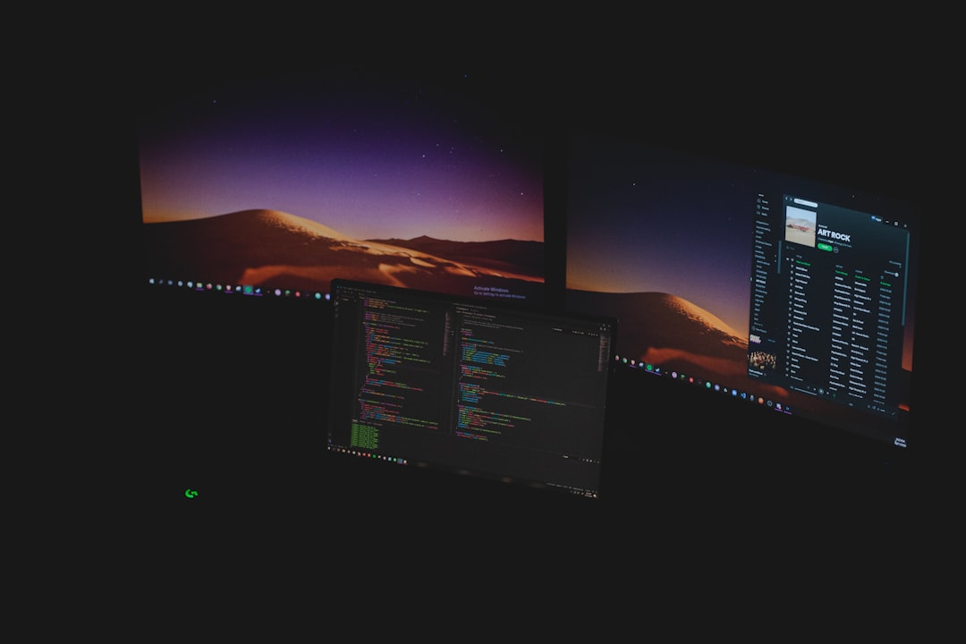 black flat screen computer monitor turned on near blue and white sky — Photo by David Schultz on Unsplash