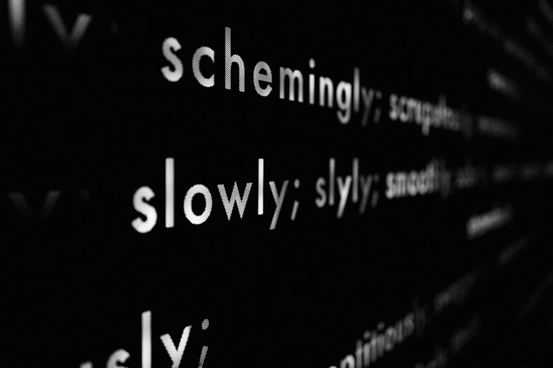 a close up of a computer screen with words on it — Photo by Jason Leung on Unsplash