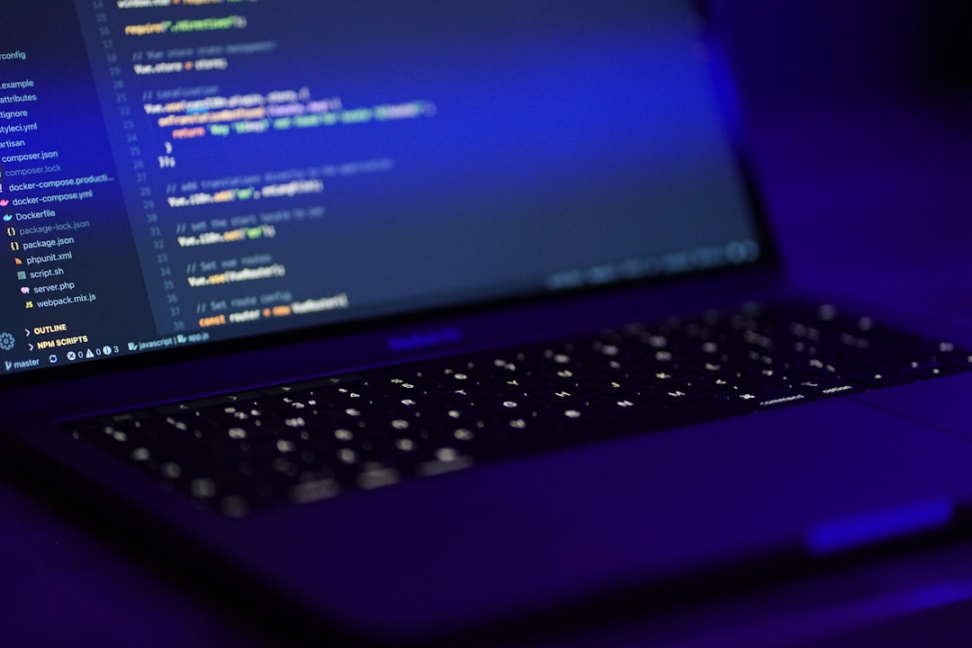 black laptop computer turned on displaying blue screen — Photo by Mohammad Rahmani on Unsplash