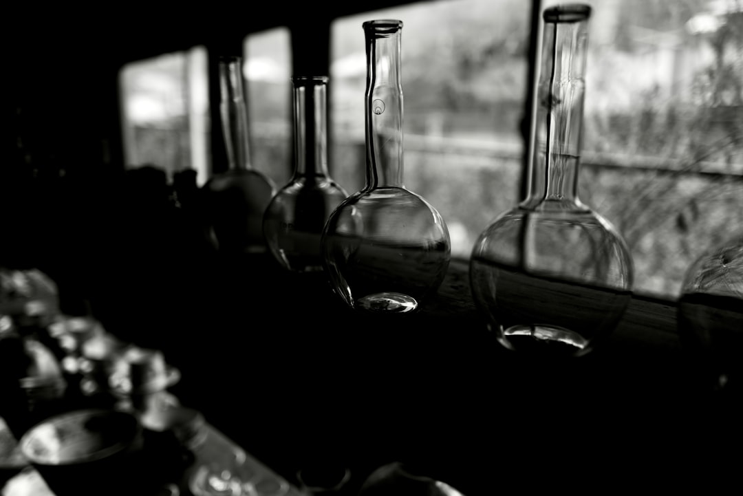 a row of wine glasses sitting on a shelf — Photo by Kazuo ota on Unsplash