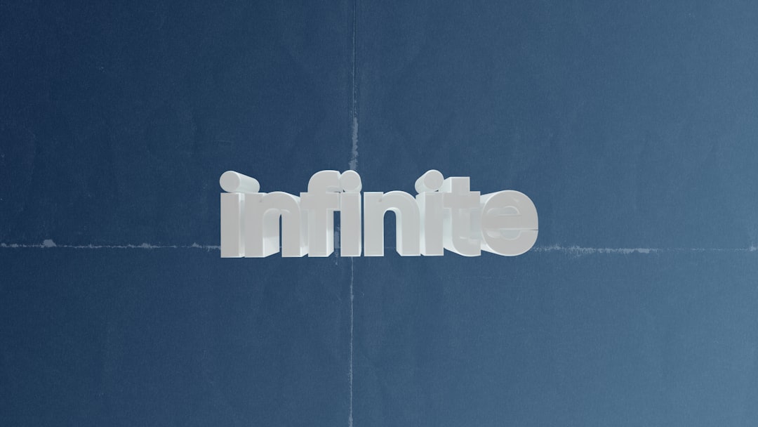 The word infinito in white 3D letters — Photo by Logan Voss on Unsplash