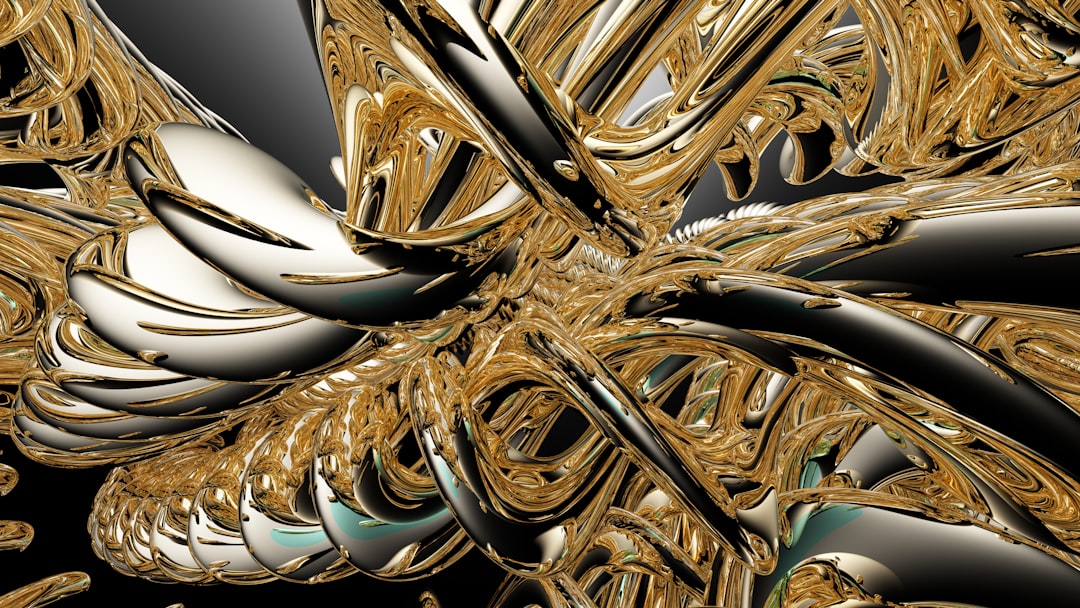 a computer generated image of a golden flower — Photo by Rick Rothenberg on Unsplash