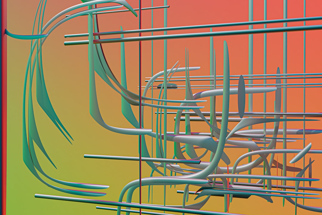 A picture of a bunch of wires on a colorful background — Photo by Steve A Johnson on Unsplash