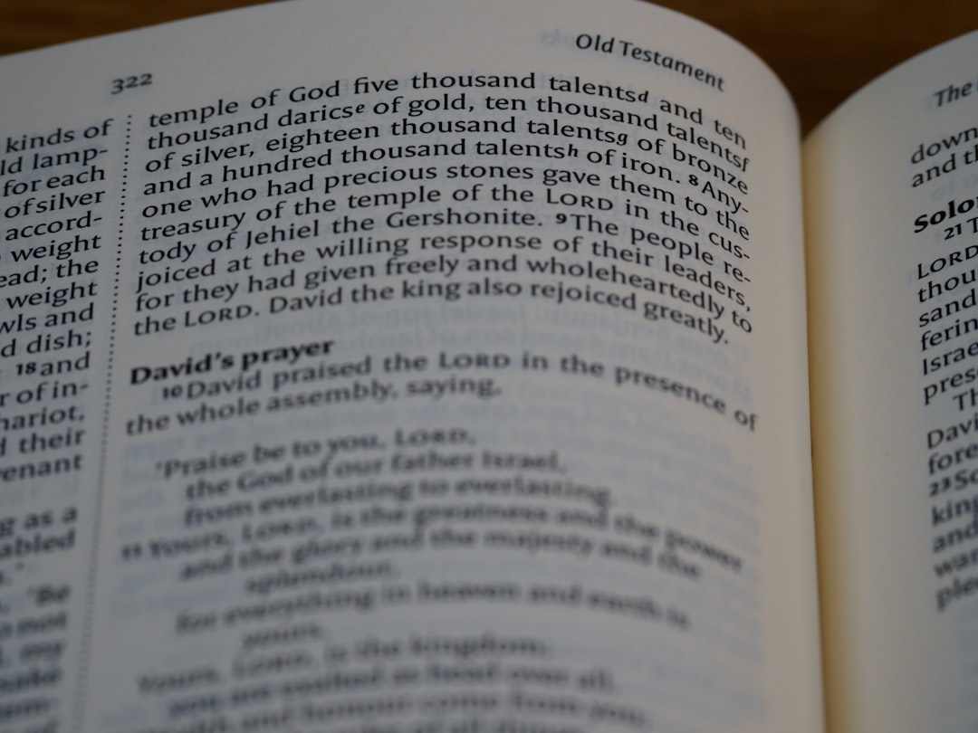 a close up of an open book on a table — Photo by Brett Jordan on Unsplash