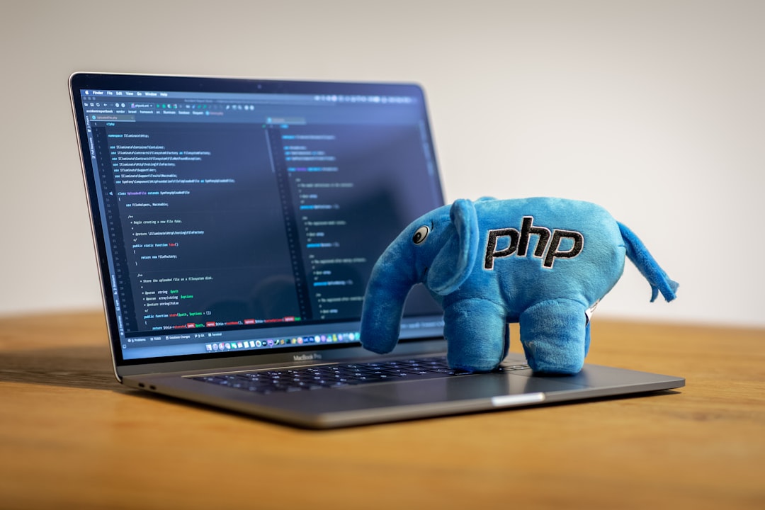 blue elephant plush toy on black laptop computer — Photo by Ben Griffiths on Unsplash
