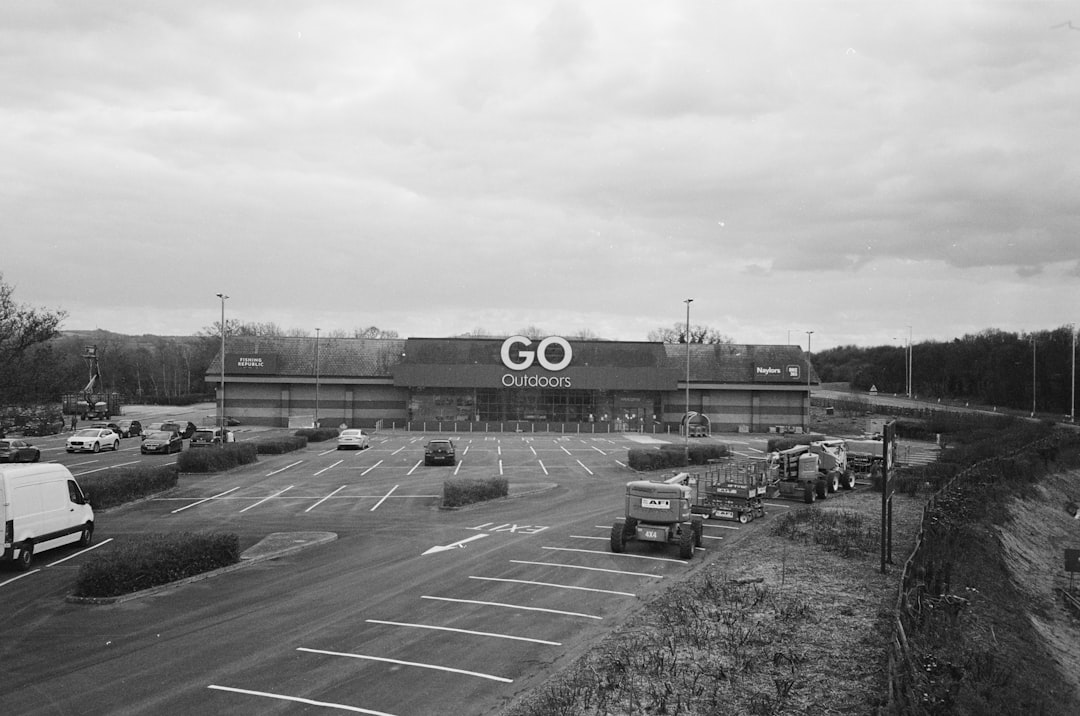 a black and white photo of a go shopping center — Photo by Ottr Dan on Unsplash