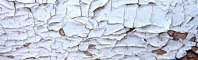 Flaking White Paint